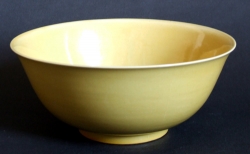 Ming Jiajing imperial yellow porcelain bowl - courtesy R&G McPherson Antiques